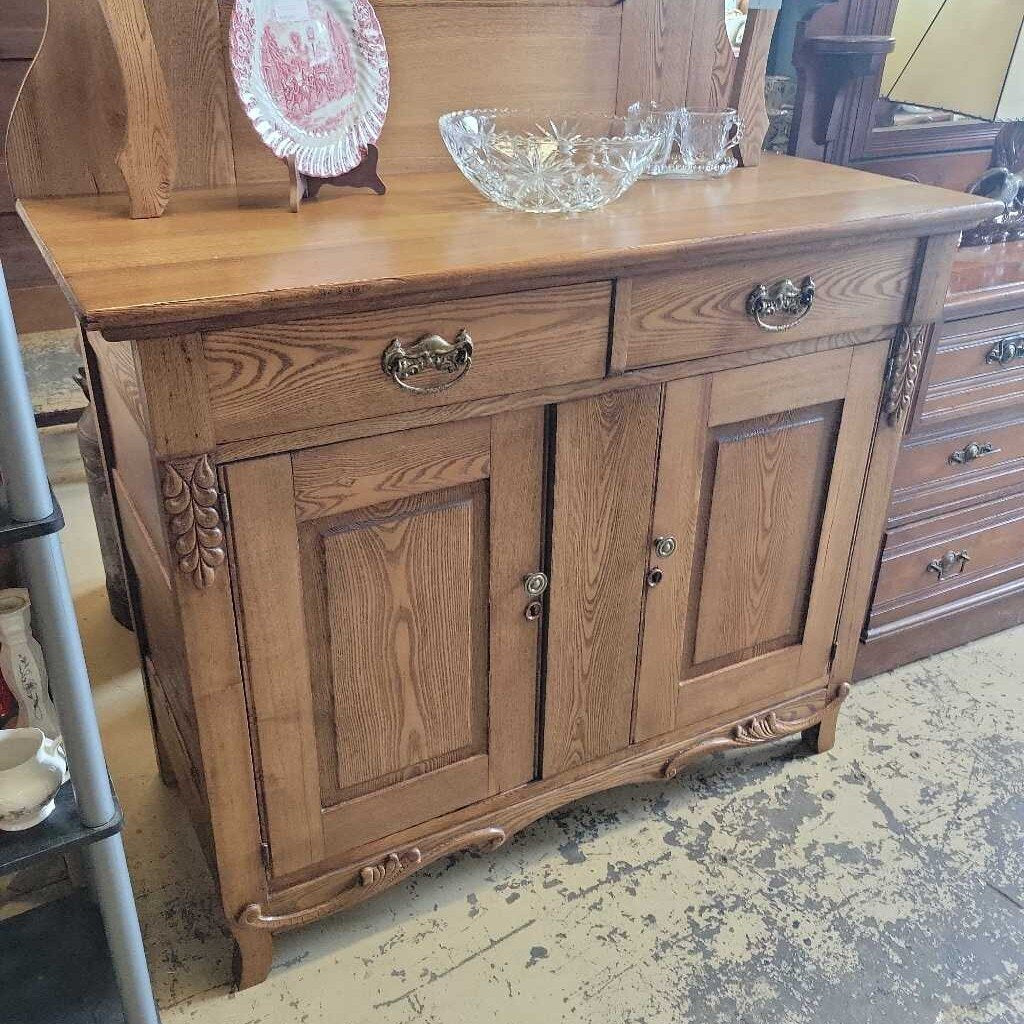 Rococo Revival Style Ash Sideboard #346 (NS)