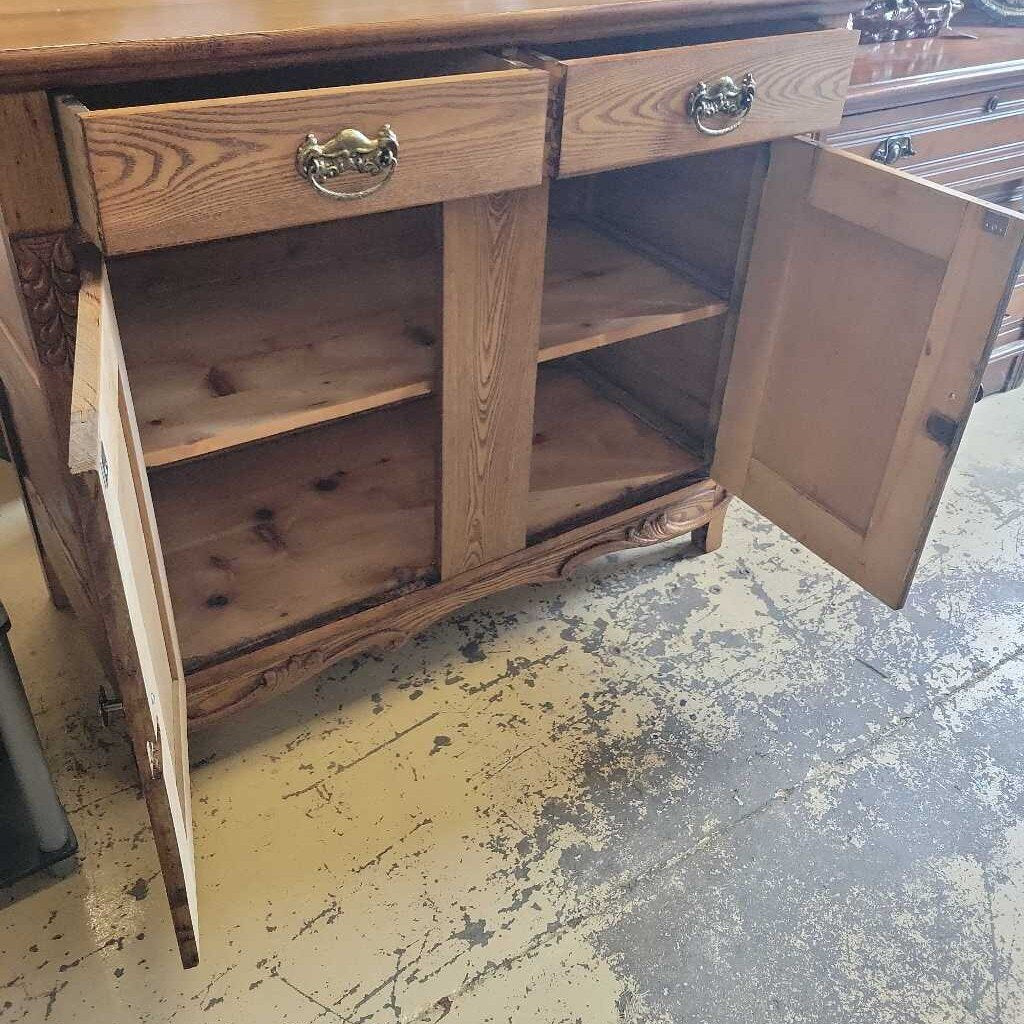 Rococo Revival Style Ash Sideboard #346 (NS)