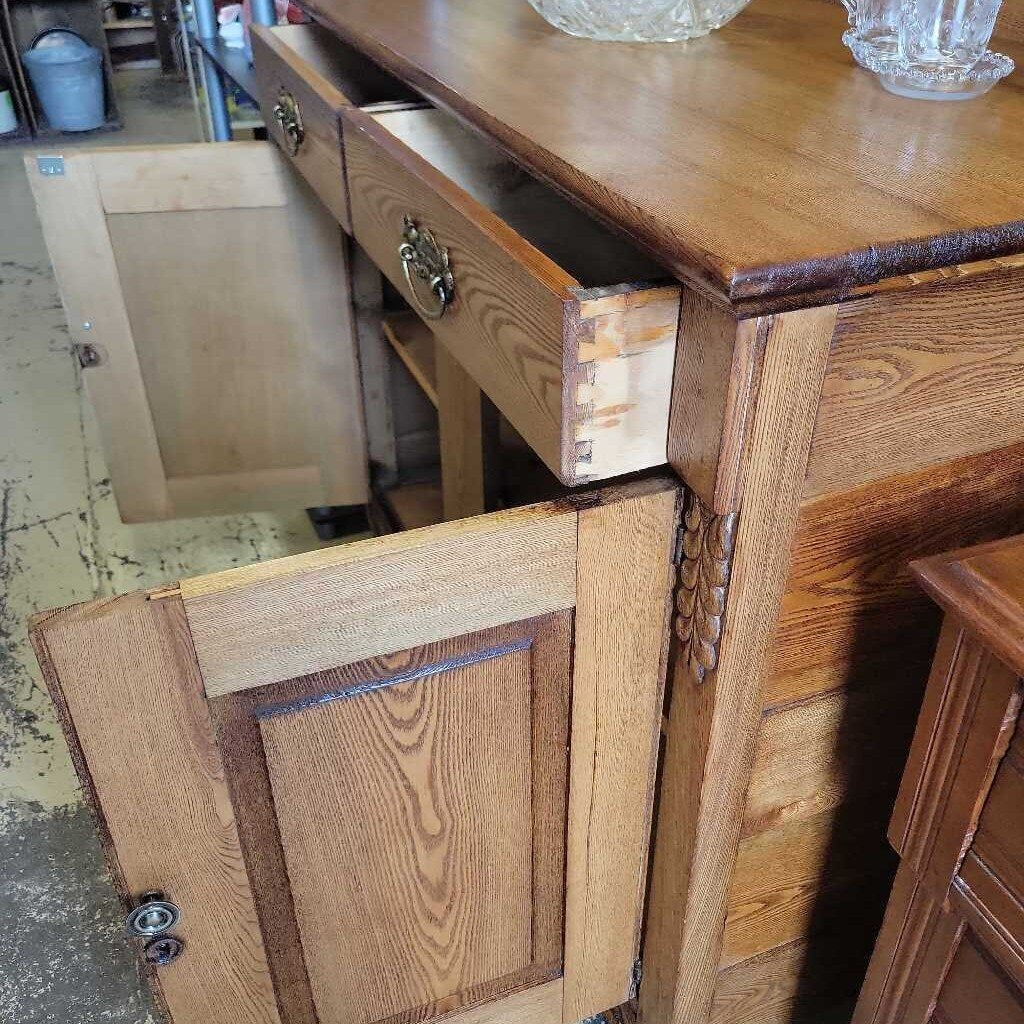 Rococo Revival Style Ash Sideboard #346 (NS)