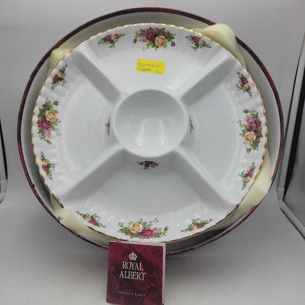 Royal Albert Old Country Rose round dish #347 (NS)