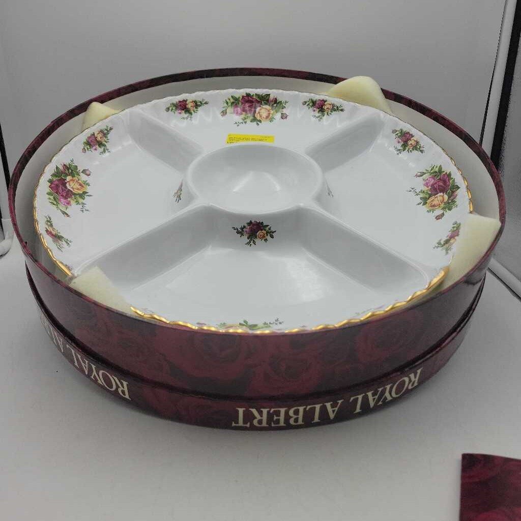 Royal Albert Old Country Rose round dish #347 (NS)