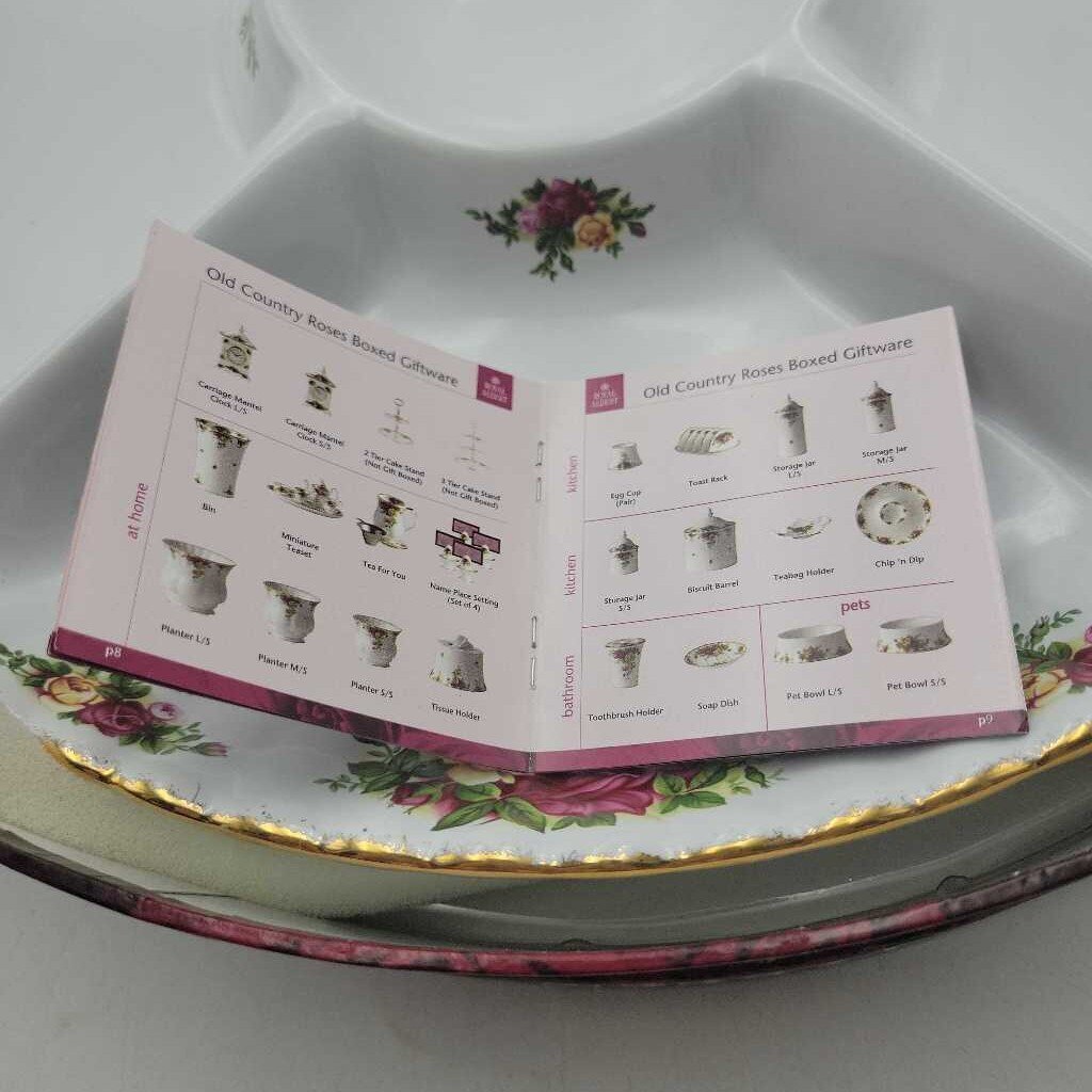 Royal Albert Old Country Rose round dish #347 (NS)