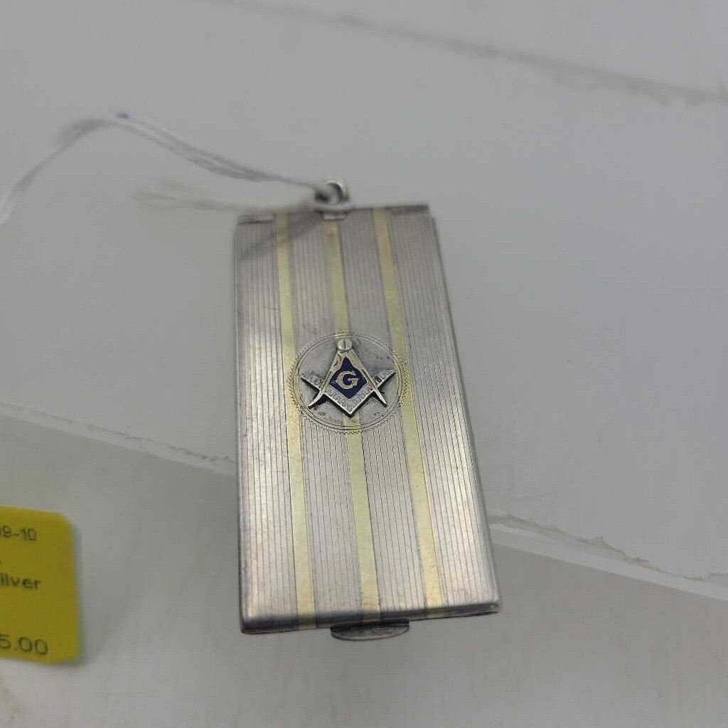 Masonic Solid Sterling + 14K Gold case (M2) 303