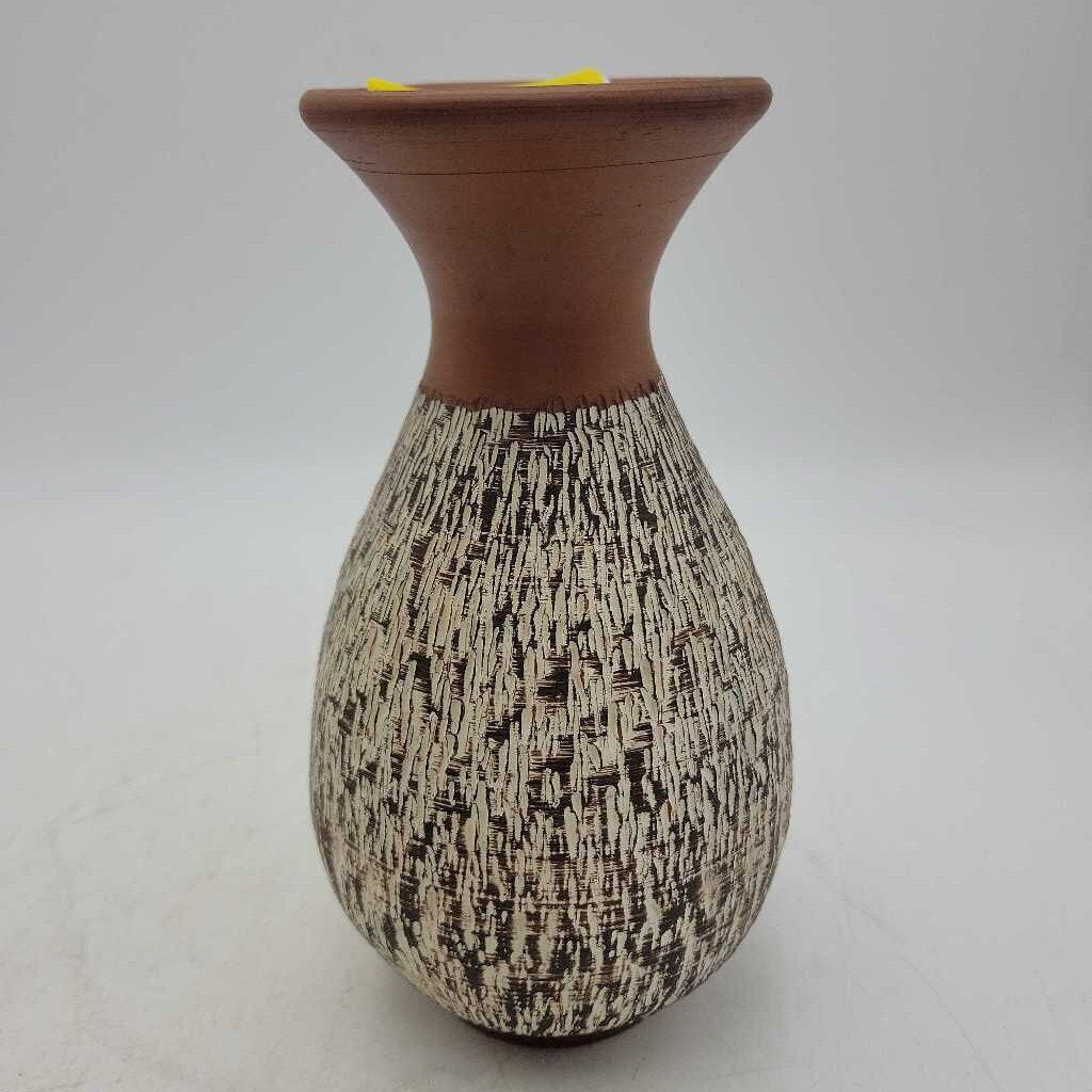 1950's Terracotta Rinde (Bark) line Eckhrdt & Engler West German vase - medium