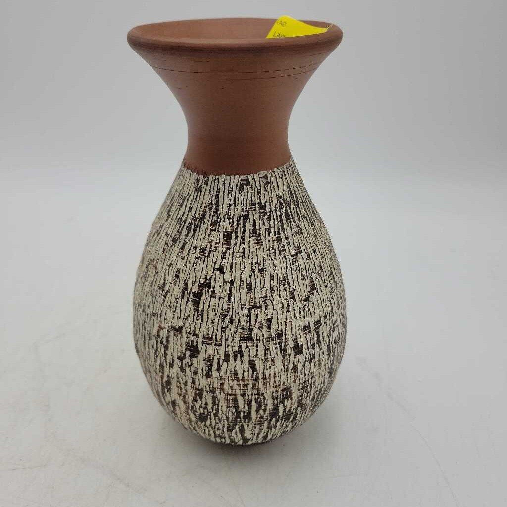 1950's Terracotta Rinde (Bark) line Eckhrdt & Engler West German vase - medium