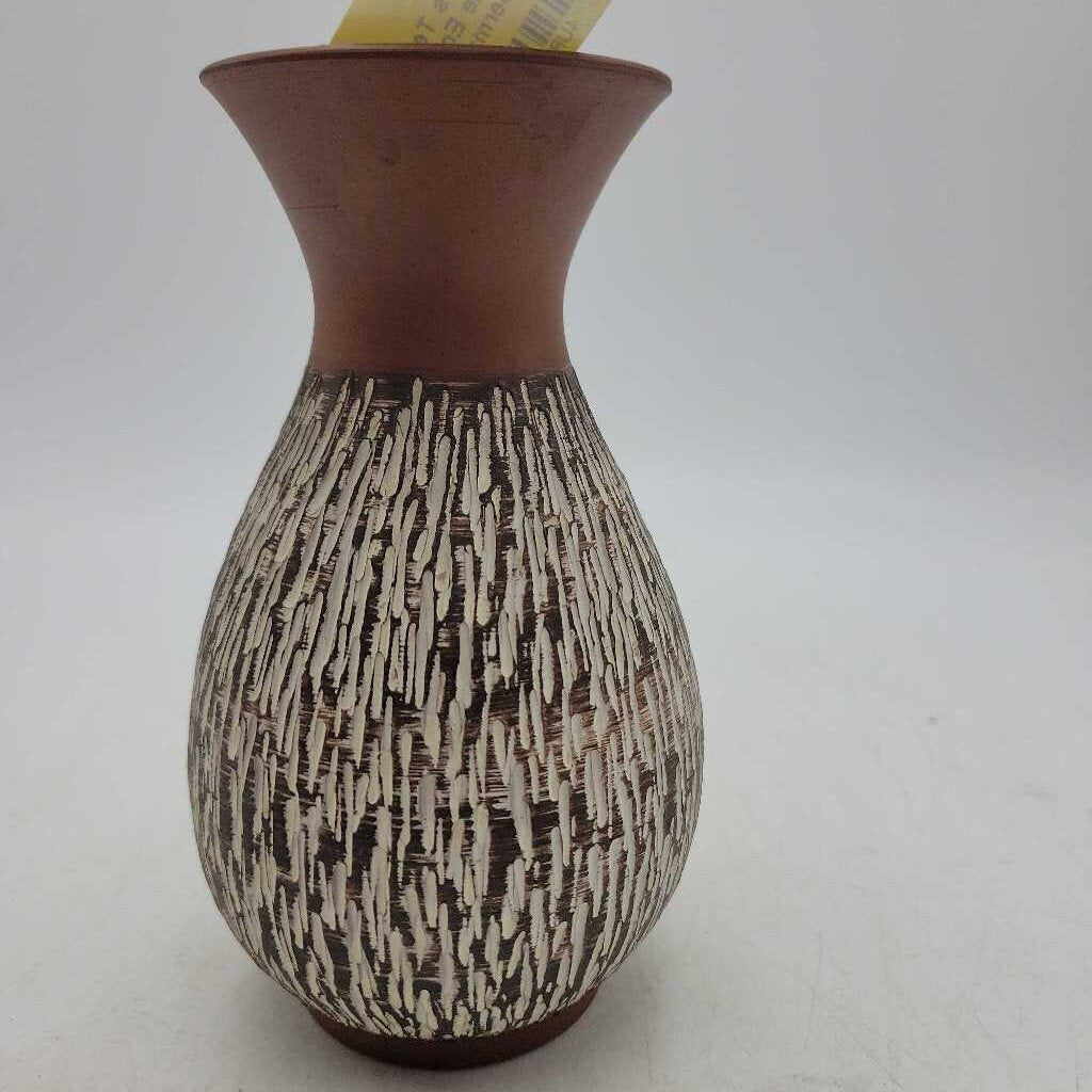 1950's Terracotta Rinde (Bark) line Eckhrdt & Engler West German vase - medium