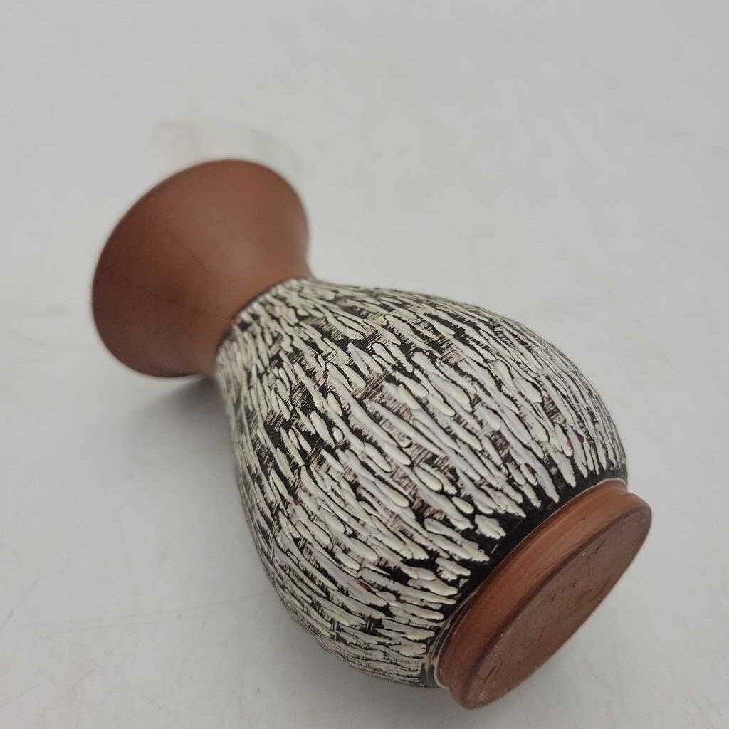 1950's Terracotta Rinde (Bark) line Eckhrdt & Engler West German vase - small