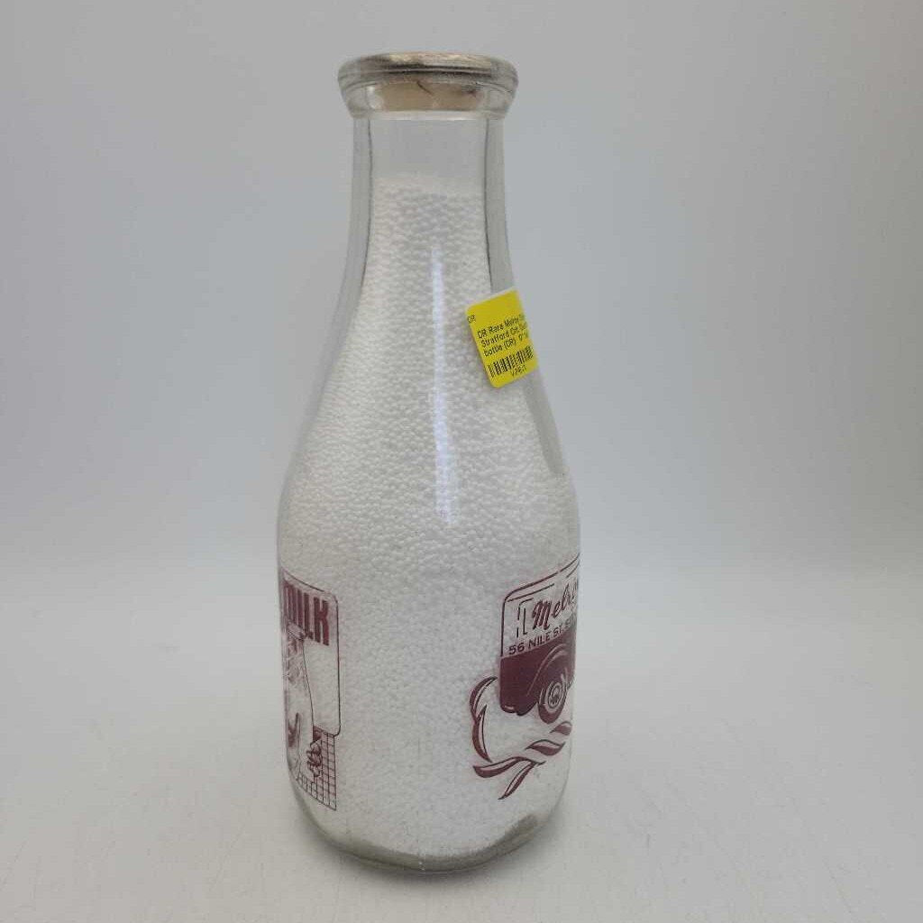 Rare Melroy Dairy Stratford Ont. Quart milk bottle (DR)