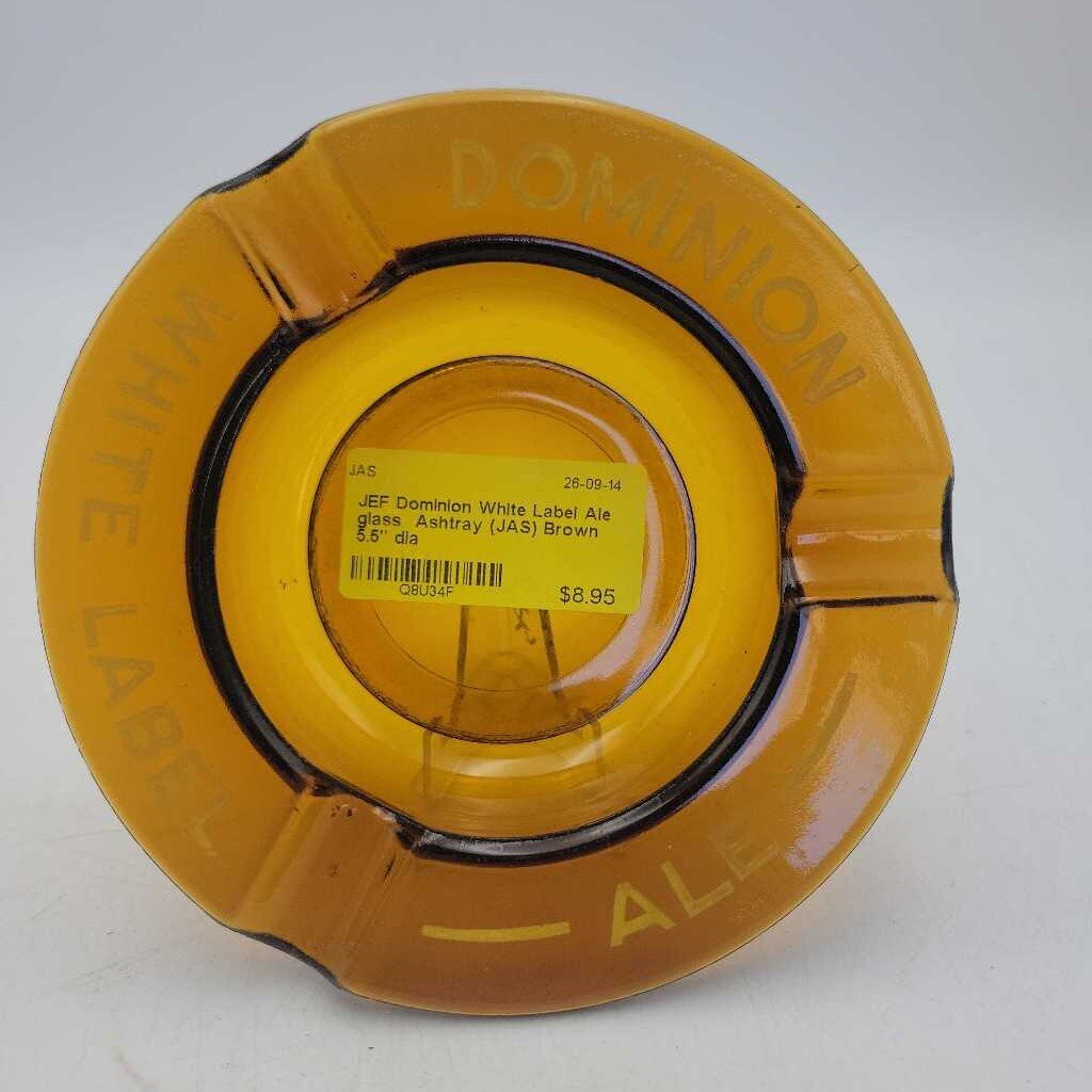 Dominion White Label Ale glass Ashtray (JAS)