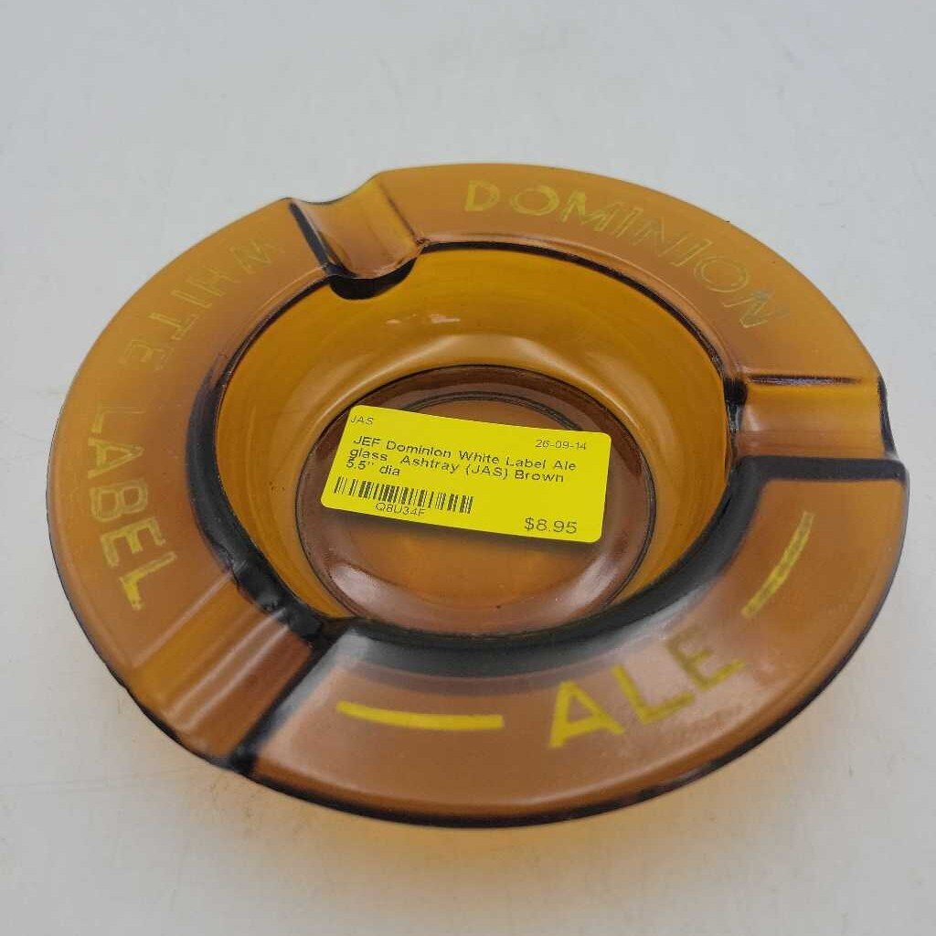 Dominion White Label Ale glass Ashtray (JAS)