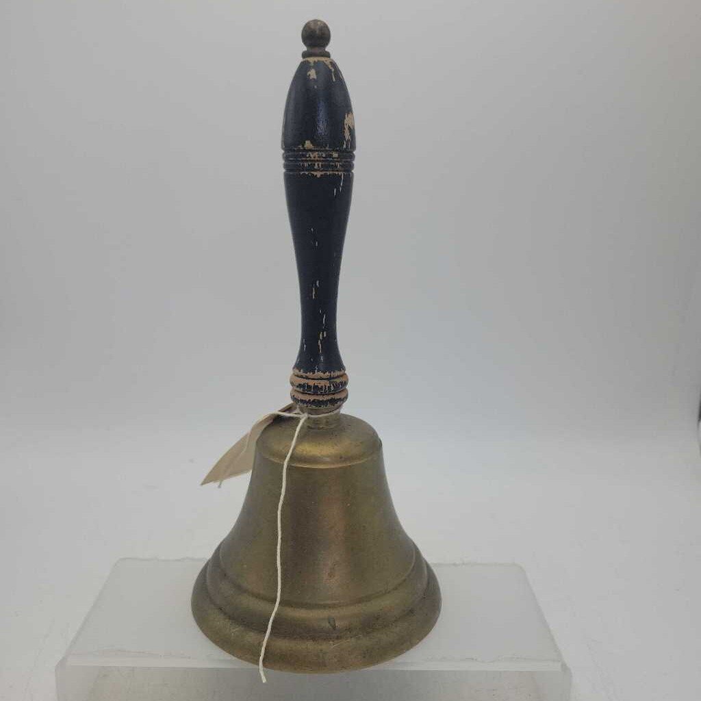 School Brass Bell wooden handle (JAS)