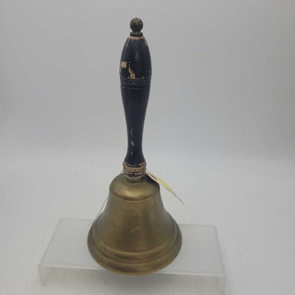 School Brass Bell wooden handle (JAS)