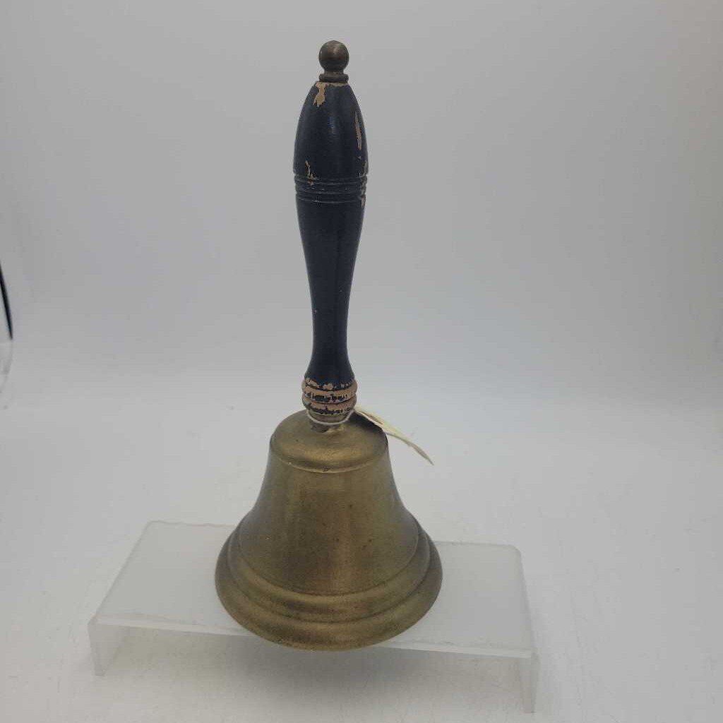 School Brass Bell wooden handle (JAS)