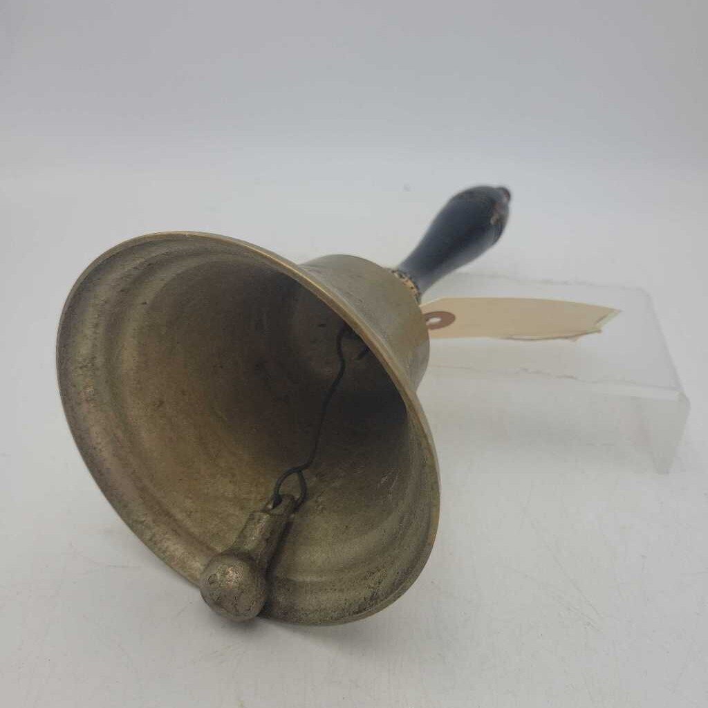 School Brass Bell wooden handle (JAS)