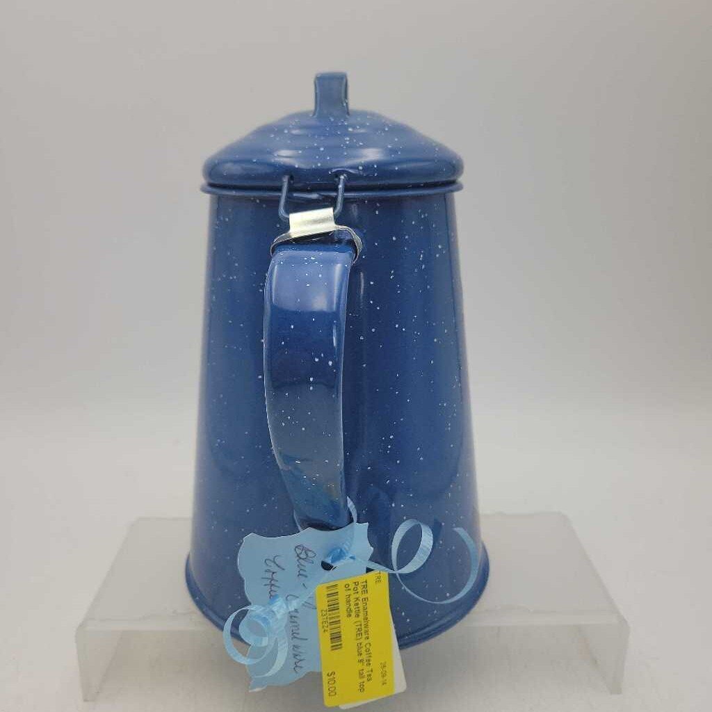Enamelware Coffee Tea Pot Kettle (TRE)