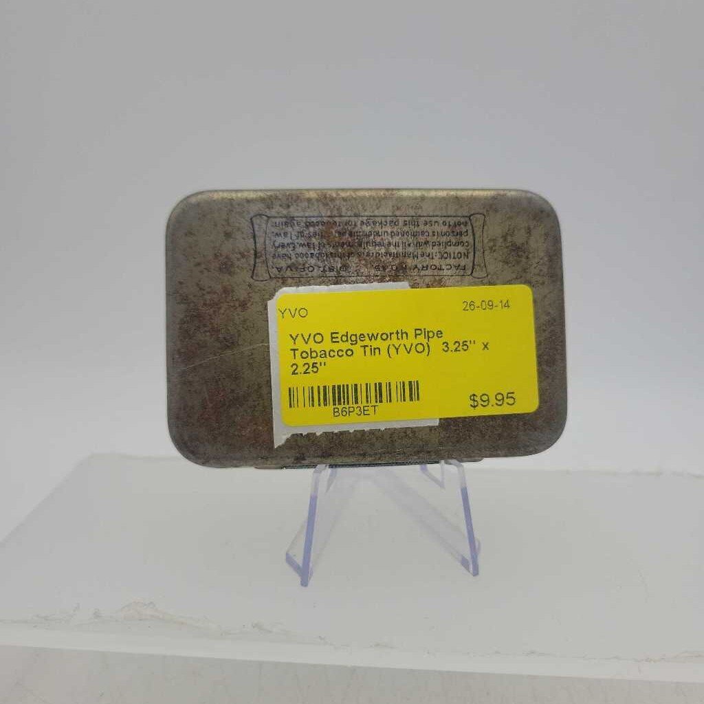 Edgeworth Pipe Tobacco Tin (YVO)