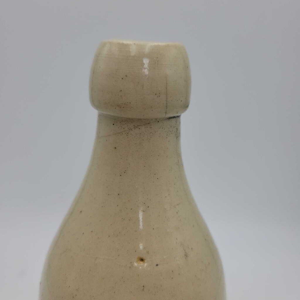 Antique 1890's Stoneware "Blob-top" Ginger Beer/Soda Bottle from the Clark Bros, Toronto - Manufactured by Price Bristol