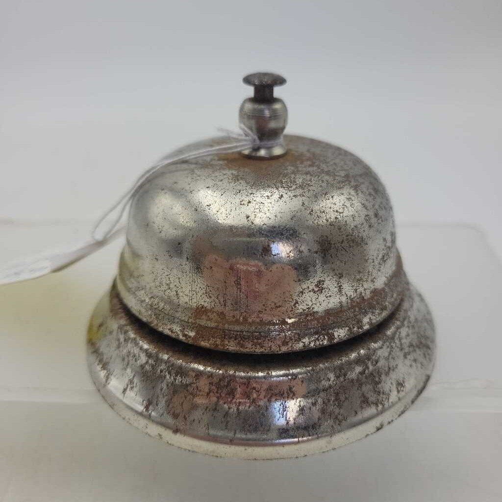 Vintage Chrome Desk Call Bell (JL)