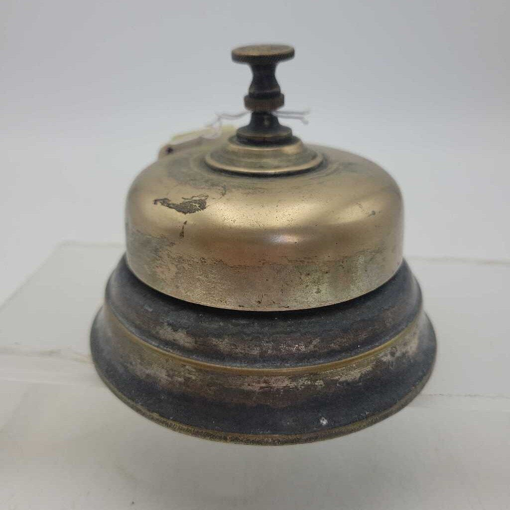 Vintage Brass Desk Call Bell (JL)