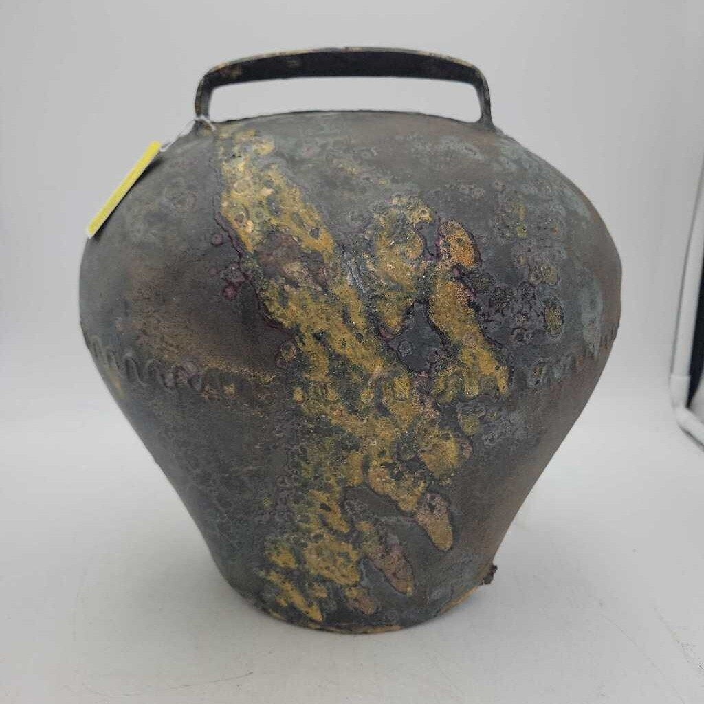 Very Large Vintage Brass/Bronze Cow Bell (JL)