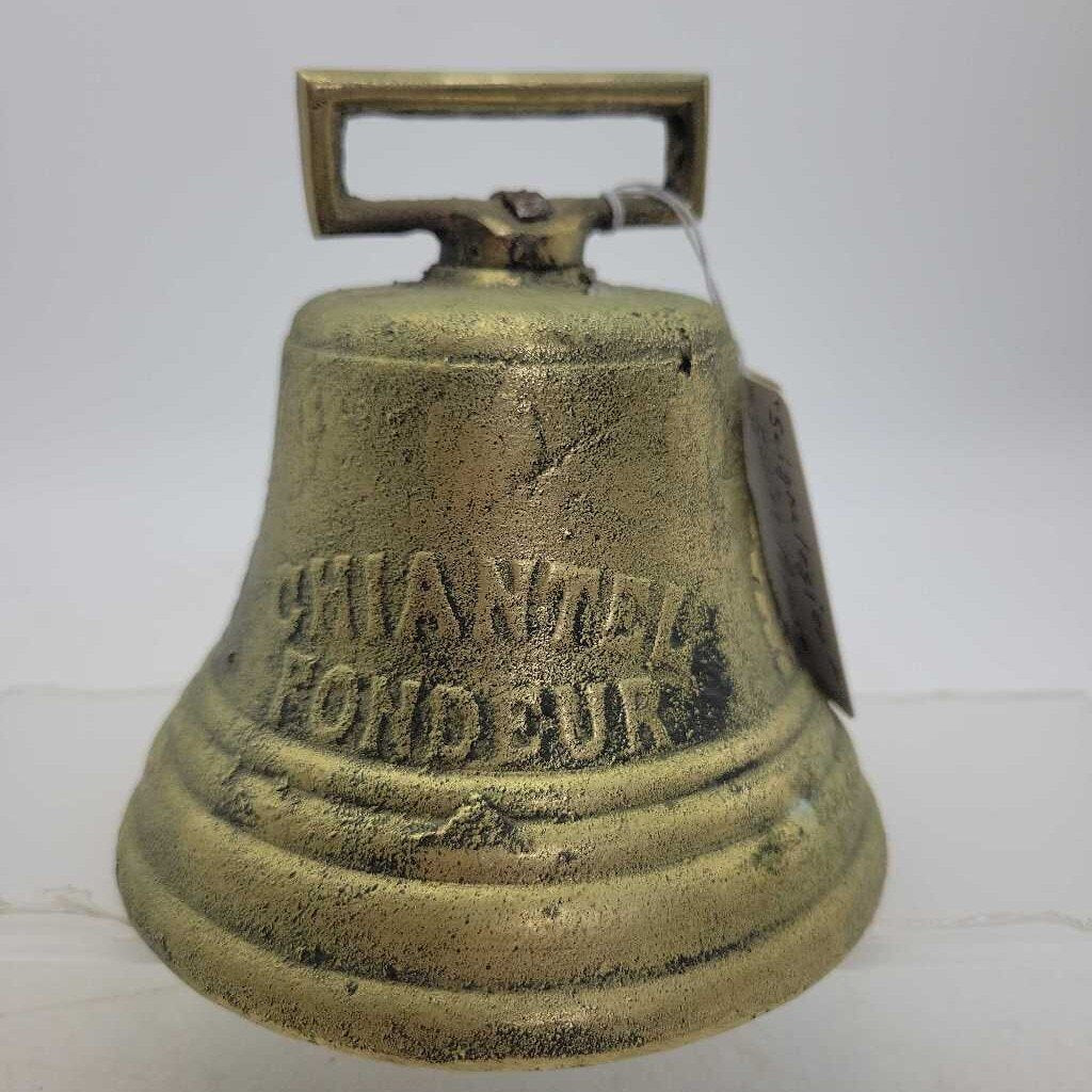Large Vintage "Saignelegier" Swiss Brass Bell (JL)