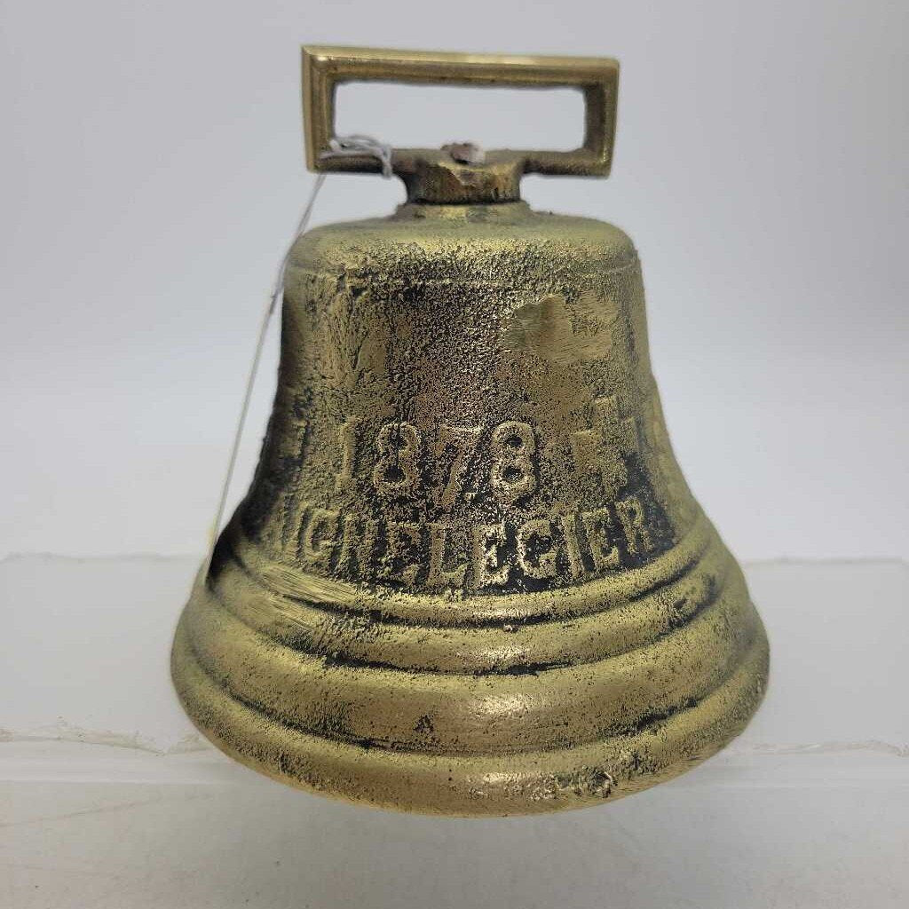 Large Vintage "Saignelegier" Swiss Brass Bell (JL)