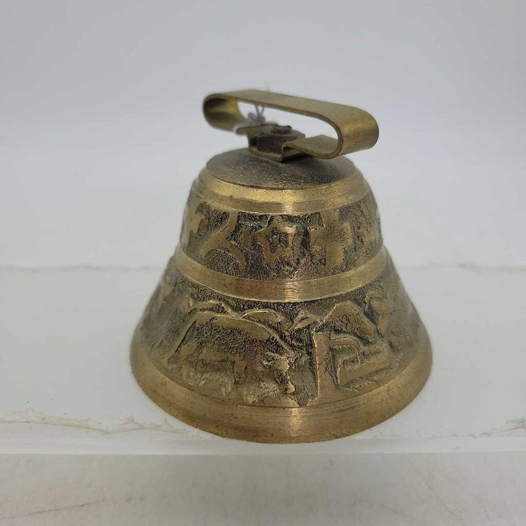 Vintage Swiss Decorative Brass Bell (JL)