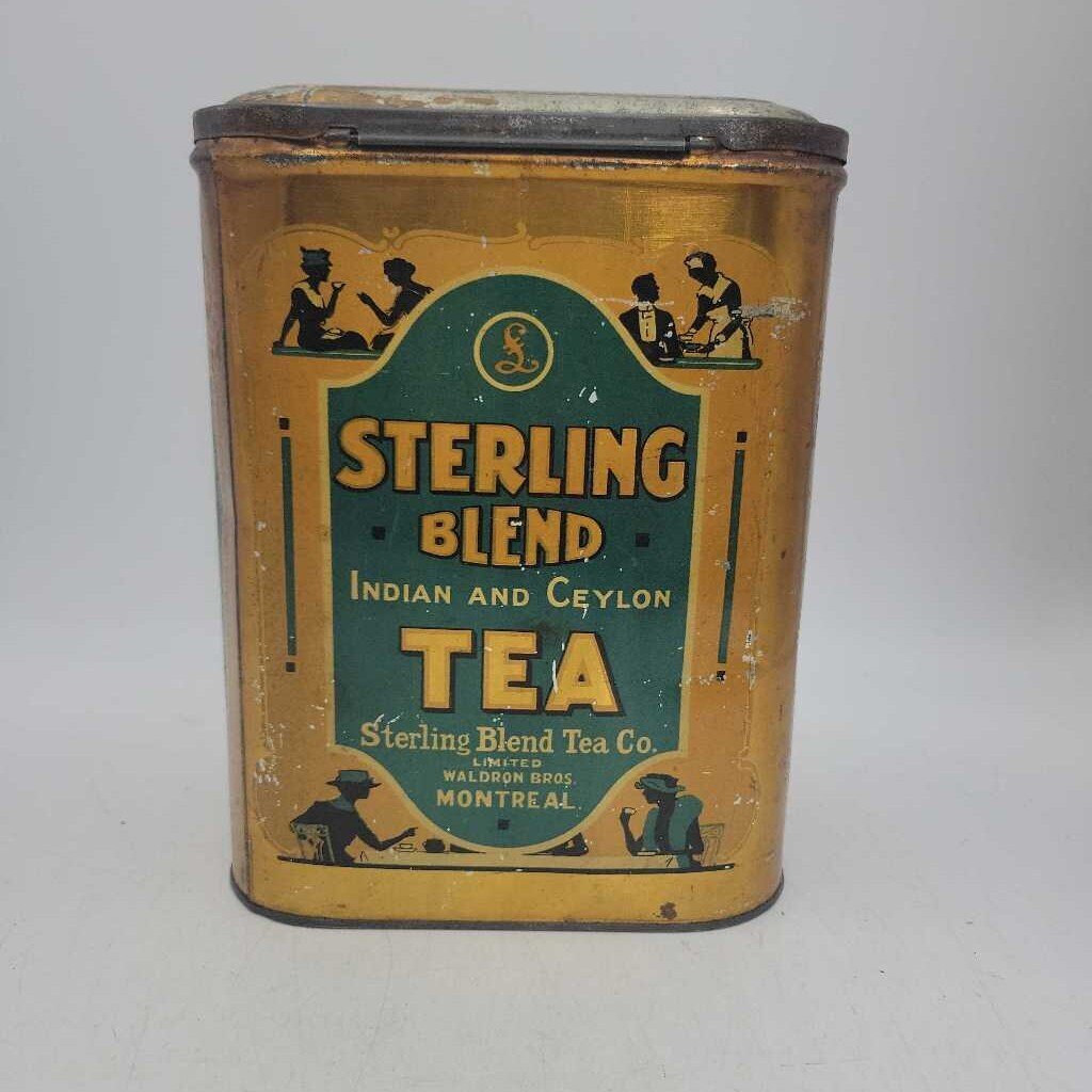 Sterling Blend Indian and Ceylon Tea Company Tin Montreal (Jef)