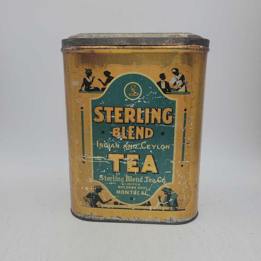 Sterling Blend Indian and Ceylon Tea Company Tin Montreal (Jef)