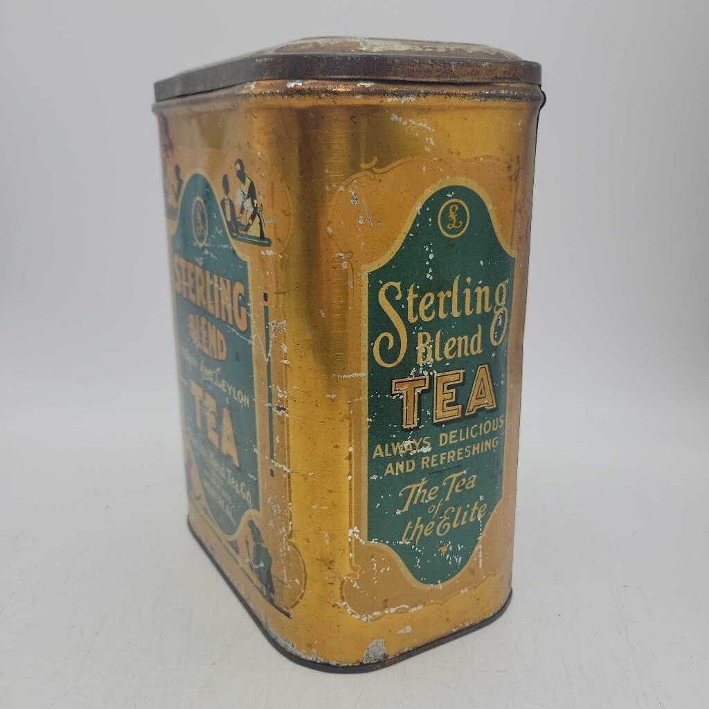 Sterling Blend Indian and Ceylon Tea Company Tin Montreal (Jef)