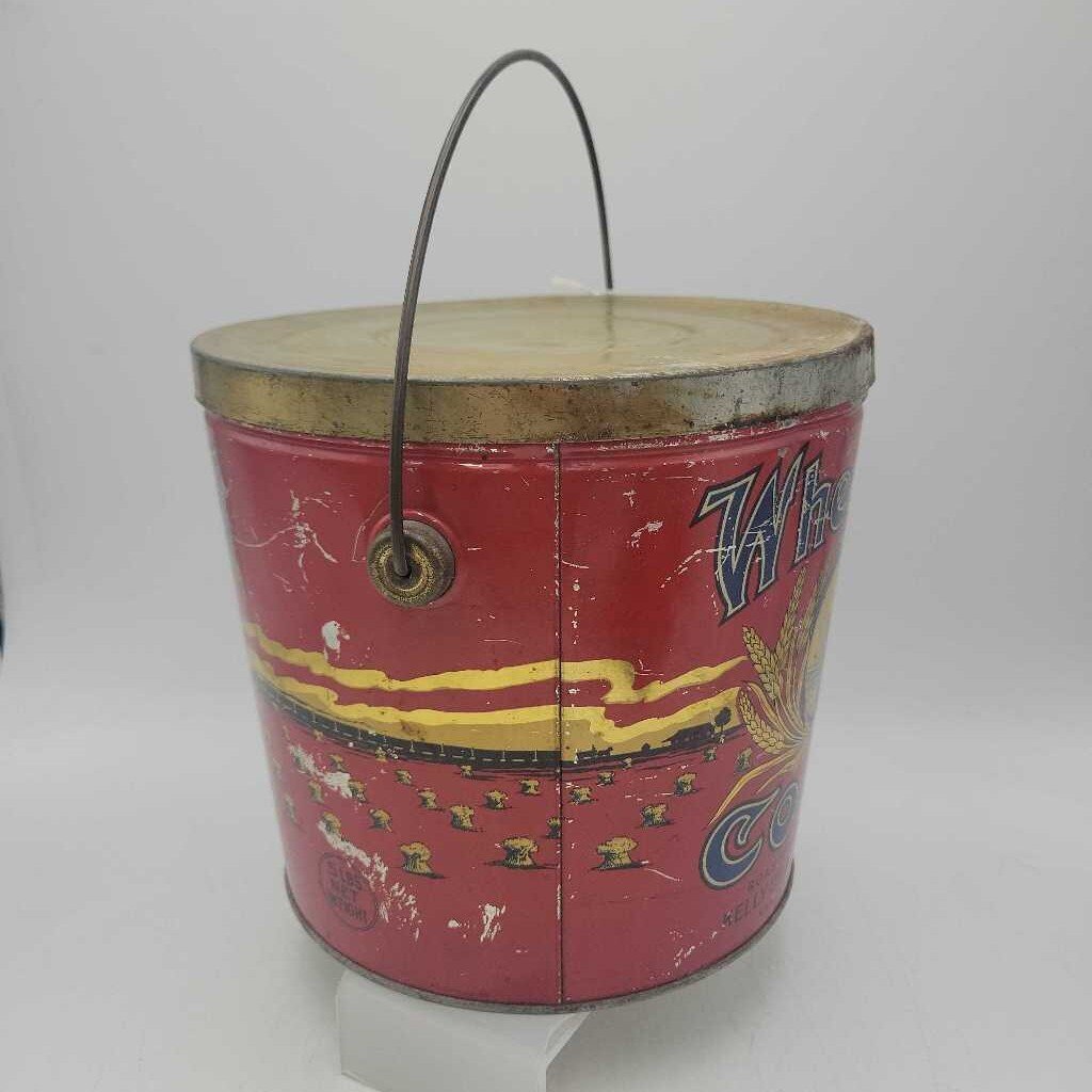 Wheat pool Coffee Tin Pail Vancouver Canada(JEF)