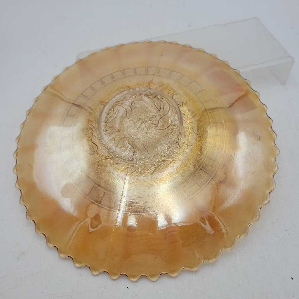 Carnival glass plate (LIND)
