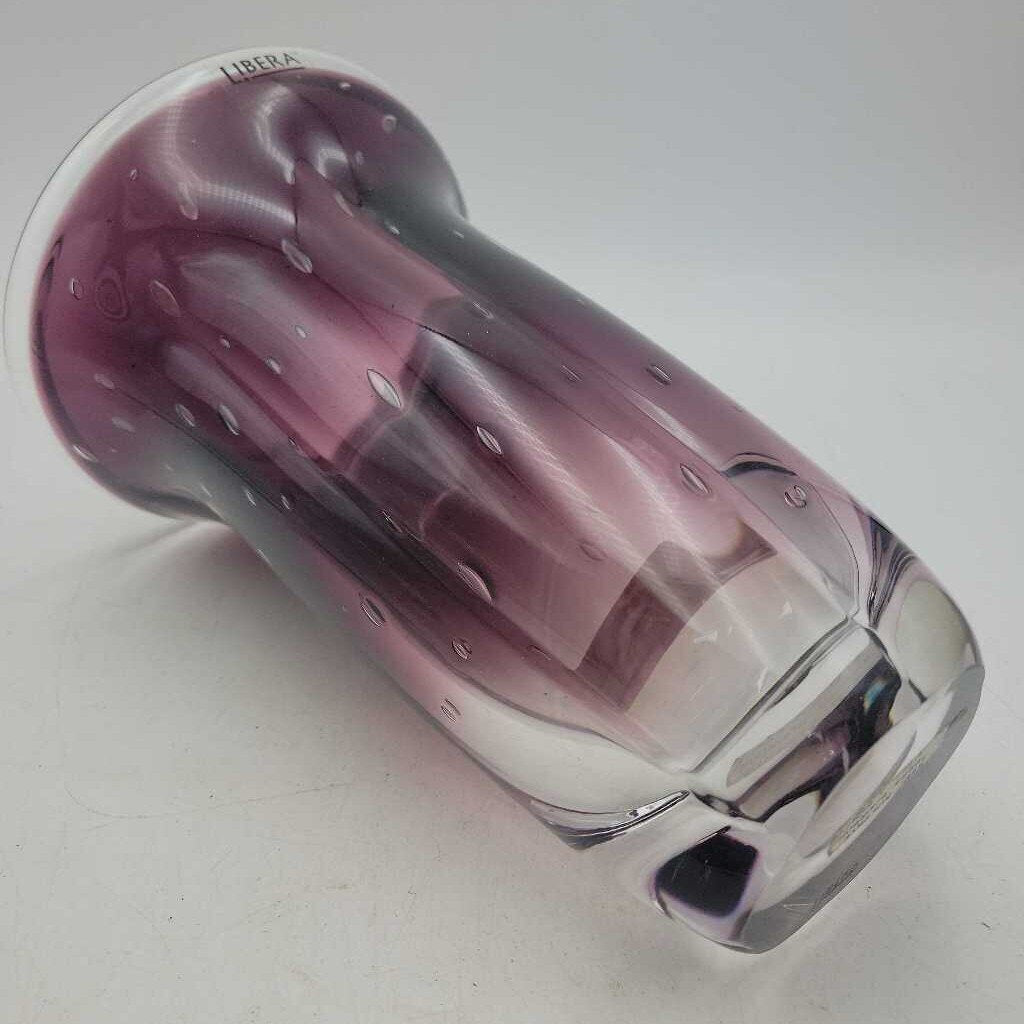 Large purple glass vase (LIND)