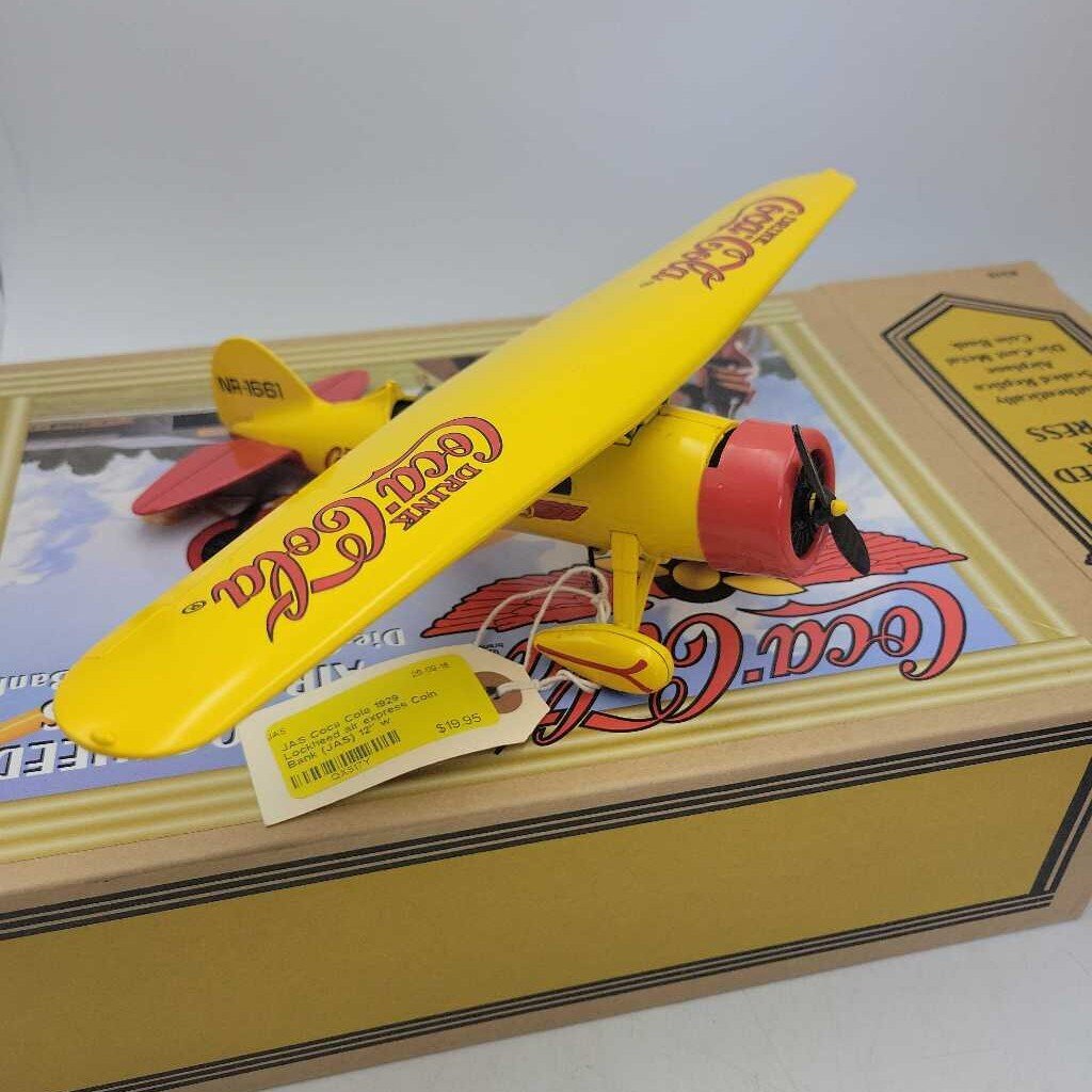 Coca Cola 1929 Lockheed air express Coin Bank (JAS)