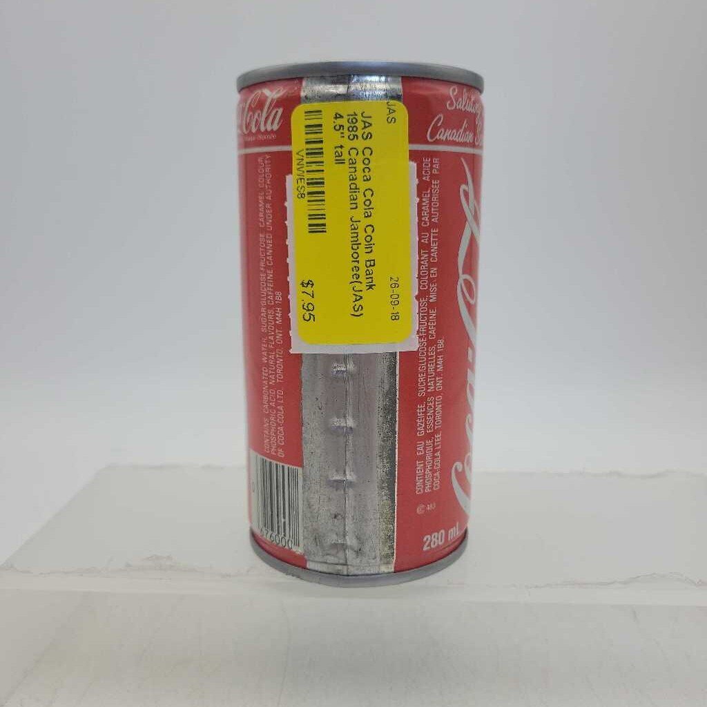 Coca Cola Coin Bank 1985 Canadian Jamboree(JAS)