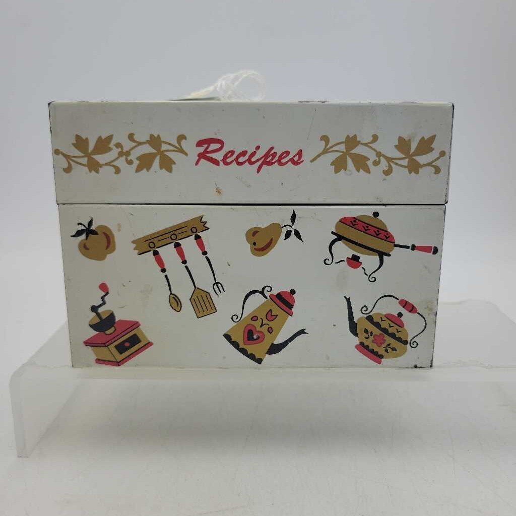 Metal recipe box (DEB)
