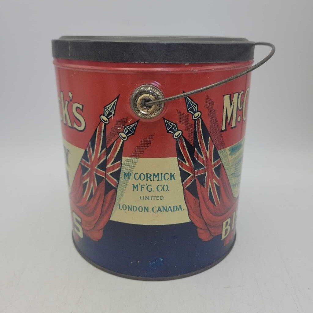 McCormick's Jersey Cream Soda's Tin pail London (Jef)