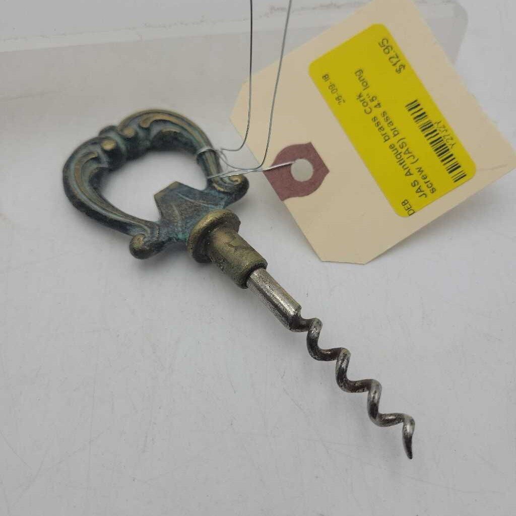 Antique brass Cork screw (JAS)