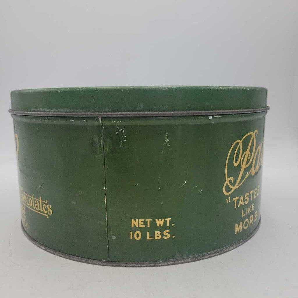 Rare 1930's Patterson "Patterkrisp" Chocolate Tin 12" Toronto (RV)