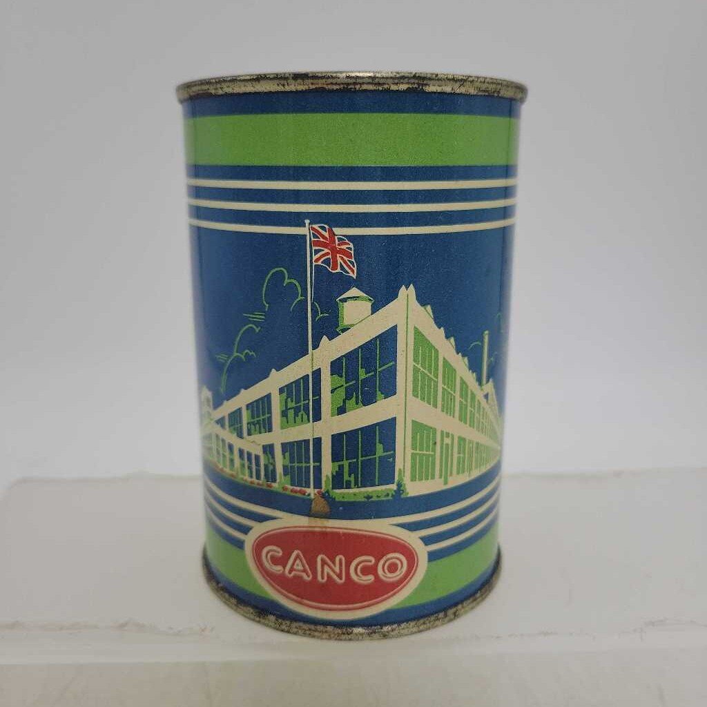 Vintage American Can Co Coin Bank (RV)