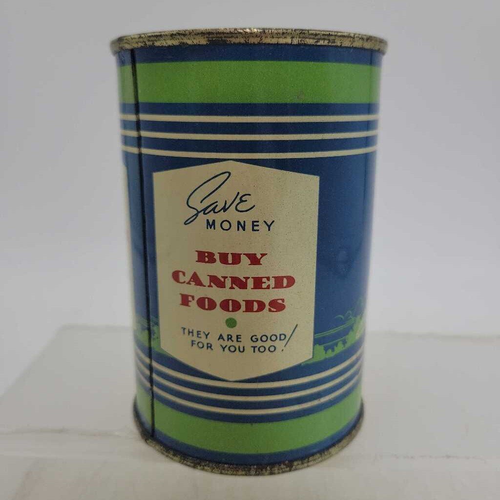 Vintage American Can Co Coin Bank (RV)
