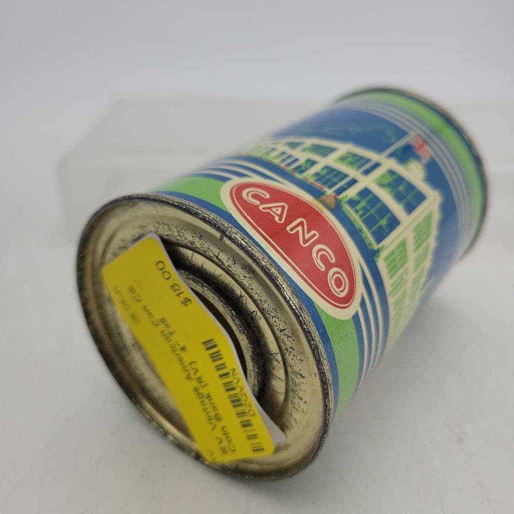Vintage American Can Co Coin Bank (RV)