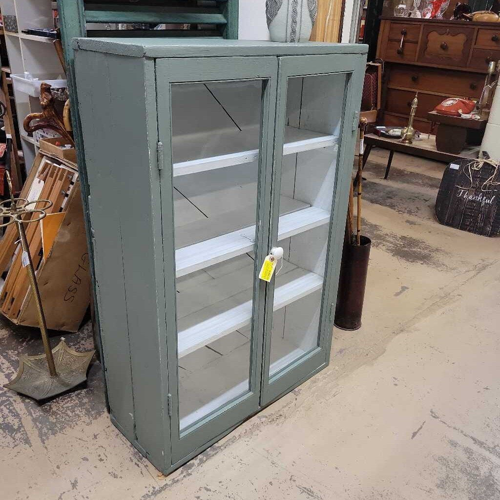 2 Glass doors Cabinet (YVO) 609