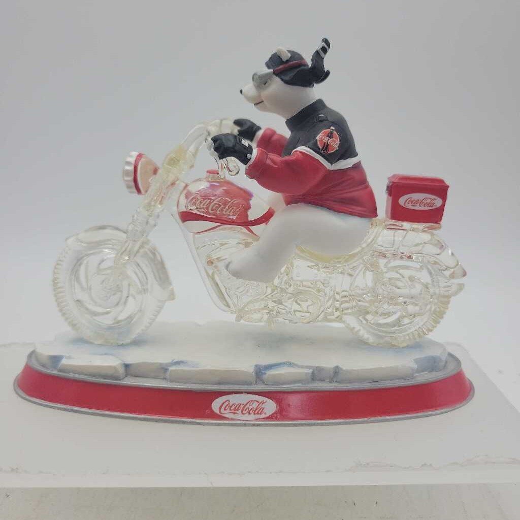 Coca Cola Polar Bear Ride into Refreshment Figurine (JAS)