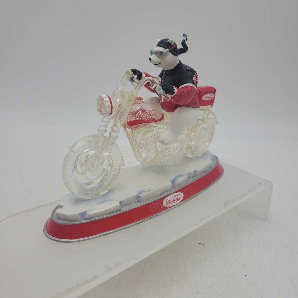 Coca Cola Polar Bear Ride into Refreshment Figurine (JAS)