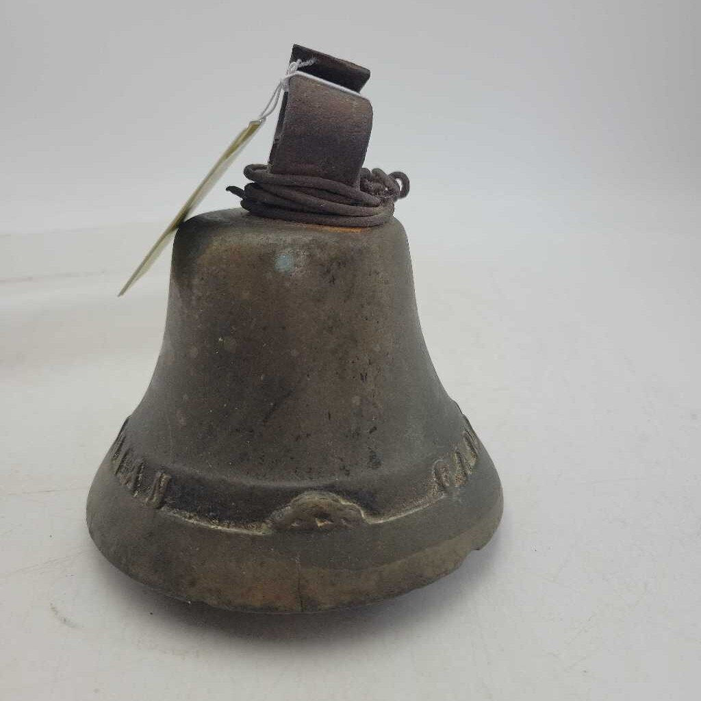 Large Vintage Brass Bell Marked "Canada" On Rim (JL)