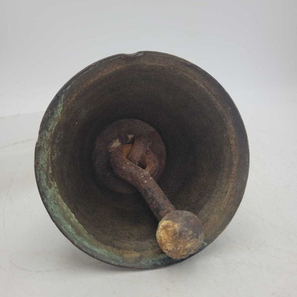 Large Vintage Brass Bell Marked "Canada" On Rim (JL)