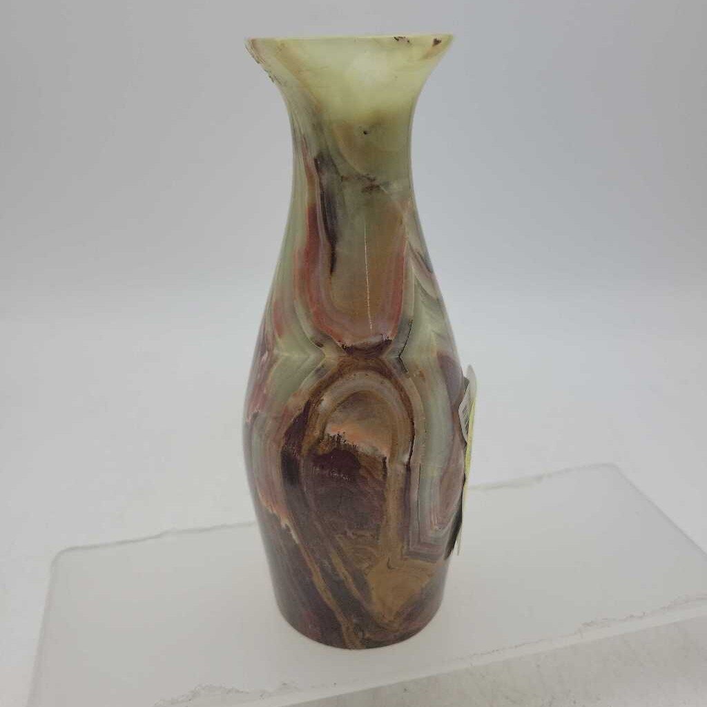 Vintage Polished Onyx Bud Vase (YVO) (609)