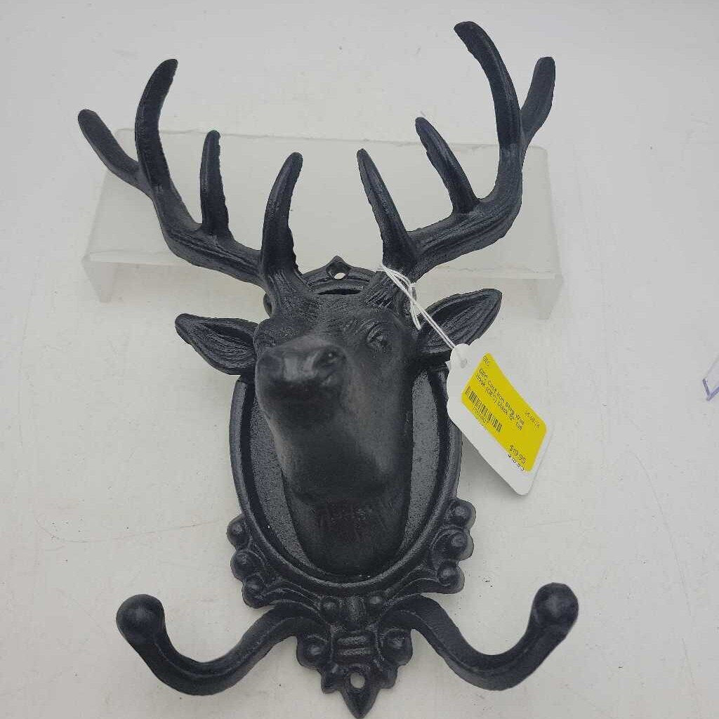 Cast Iron Stag Wall Hook (GEC)