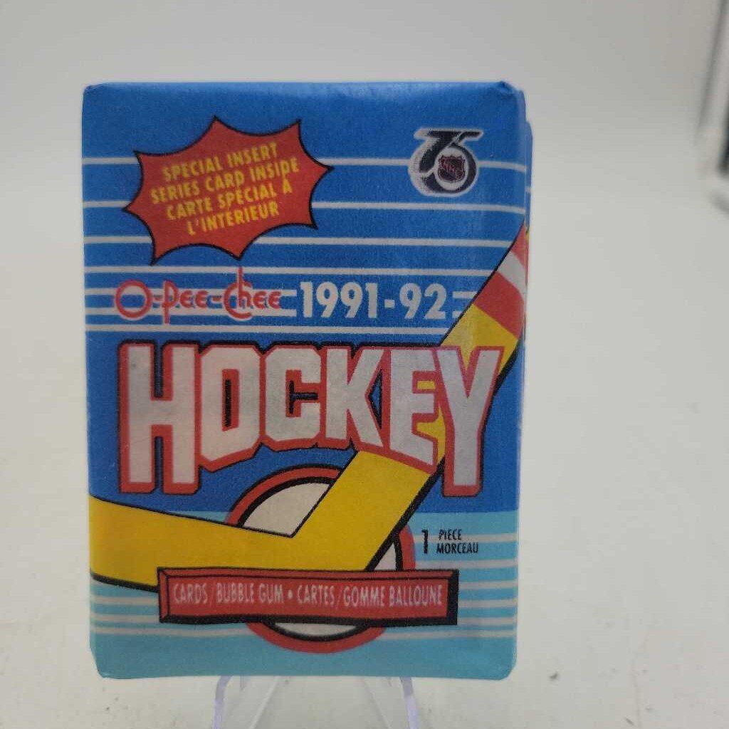 1991 92 O Pee Chee Hockey Cards 2 Packs (JAS)